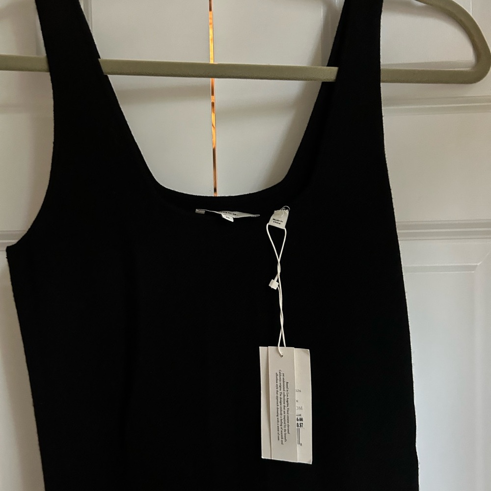 NWT Vince black tank knit dress in XS - Picture 5 of 5
